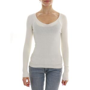 MAGLIA A COSTINE PANNA